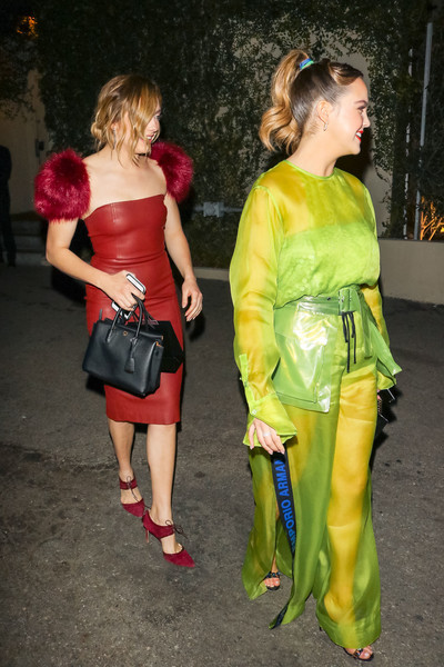 February 19, 2019: Bailee Madison and Peyton List Outside Ysabel Restaurant In West Hollywood

