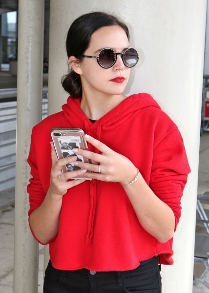 July 31, 2017: Bailee Madison Arrives At Pearson International Airport
