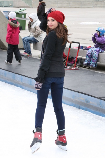 January 17, 2017: Bailee Madison Ice Skating
